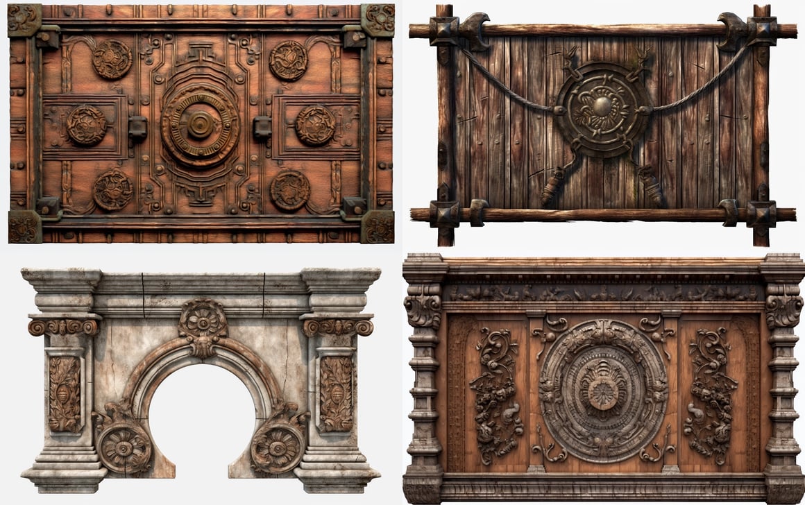 Handcrafted D&D Inspired Bronzepunk Bulletin Board