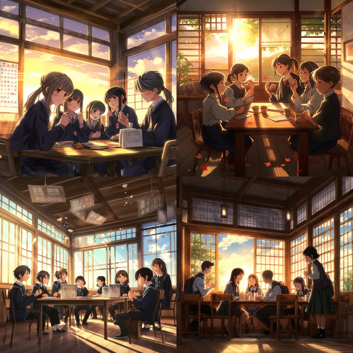 Snapshot of a Japanese High School Classroom