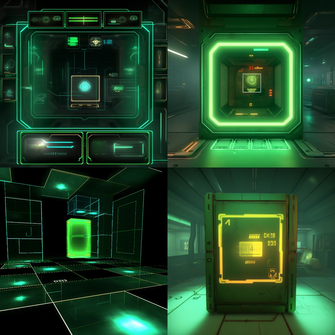 Interactive Game HUD Display Overview