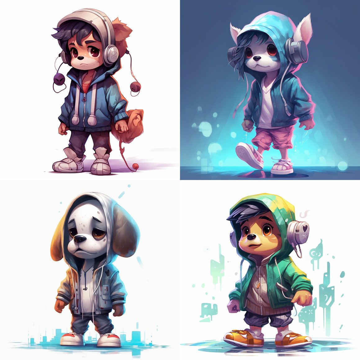 A Super Deformed Disney Style Canine Adventure