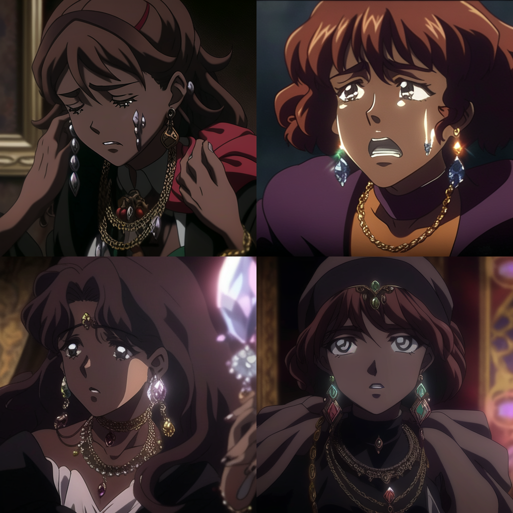 Aesthetic Interlude in Dark Fantasy and '80s Anime