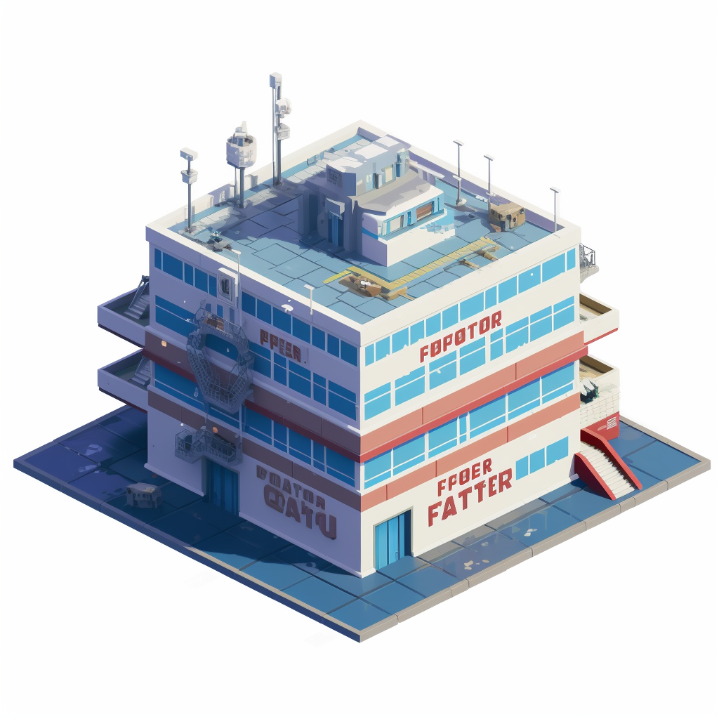 Retro-Gaming Inspired Fallout 4 Building NFT Art v5