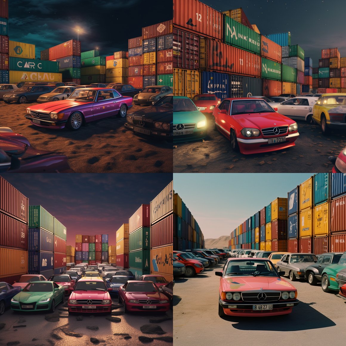 Retro Rally: A Mid-Route Pause at the Cargo Hub