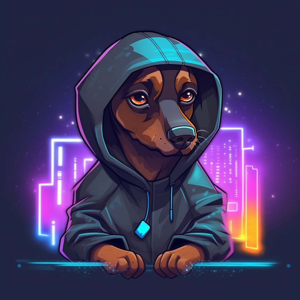 Neon Shadows: Bingo's Cybernetic Canine Chronicles