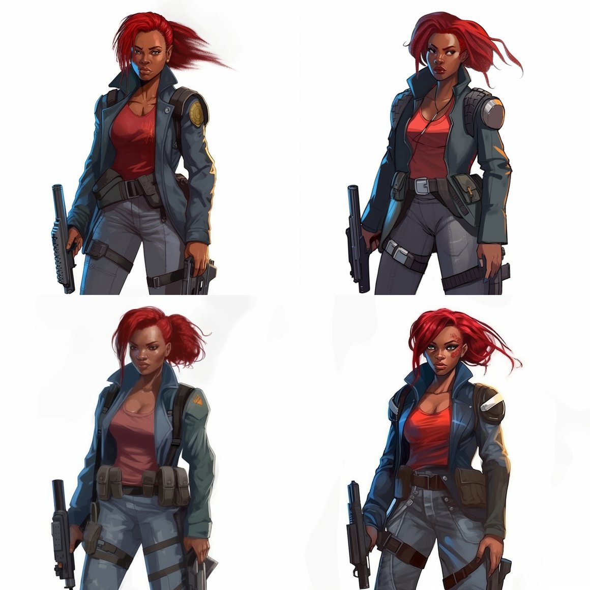 Armed Vanguard: Scarlet Sniper V5.1 RPG Art
