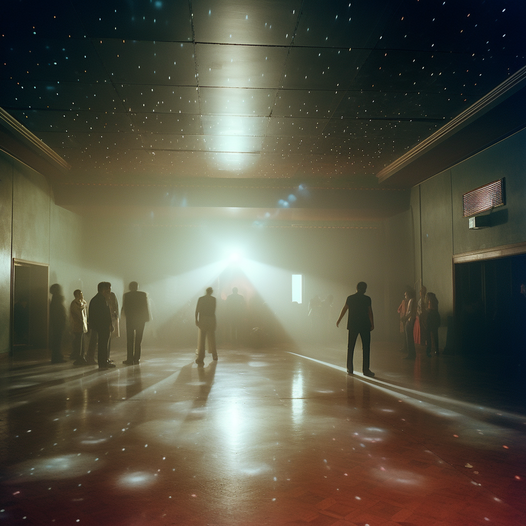 Retro Nightlife: An Evocative Snapshot of 1970s Disco Scene