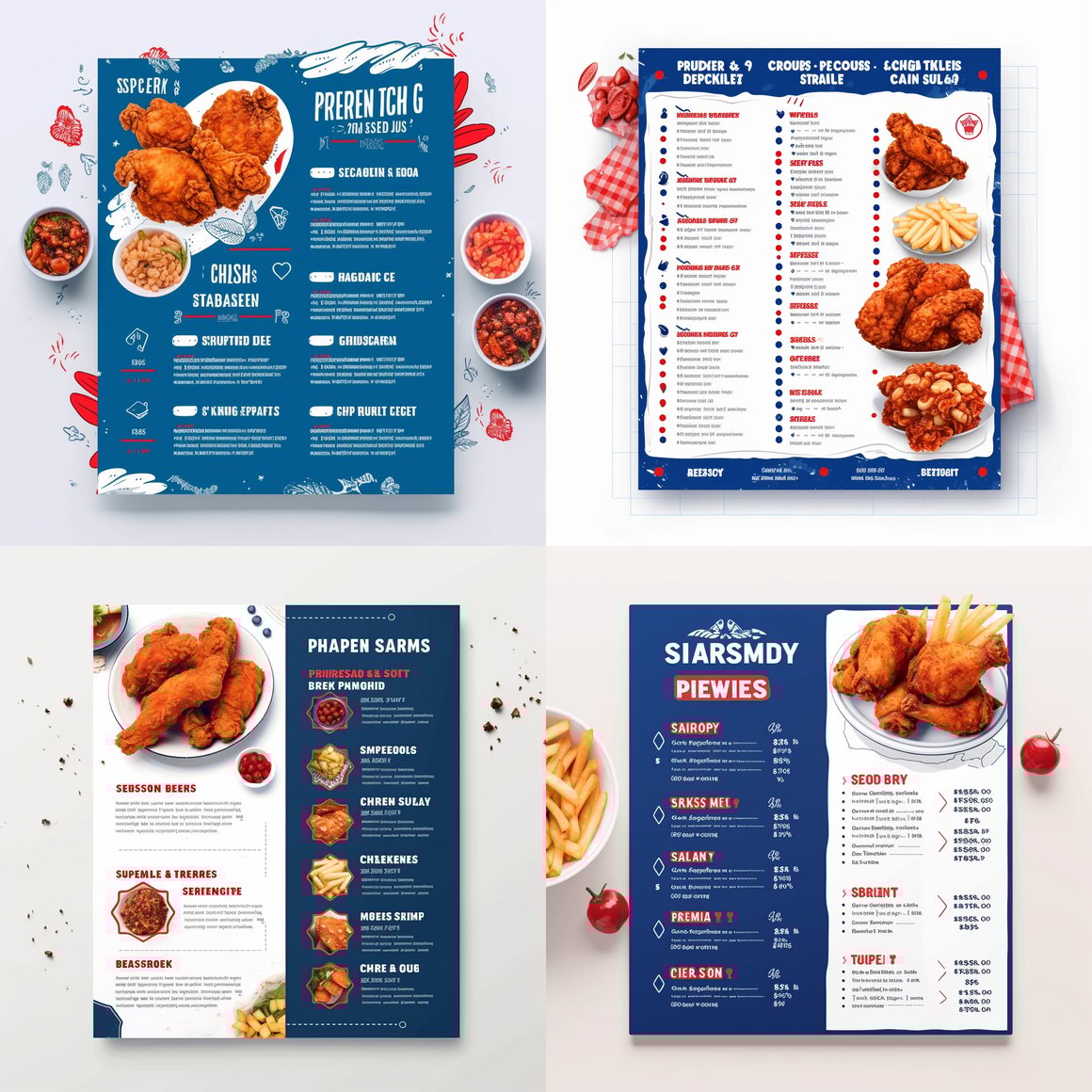 Fried Chicken Takeaway Digital Menu Mid-Journey Review