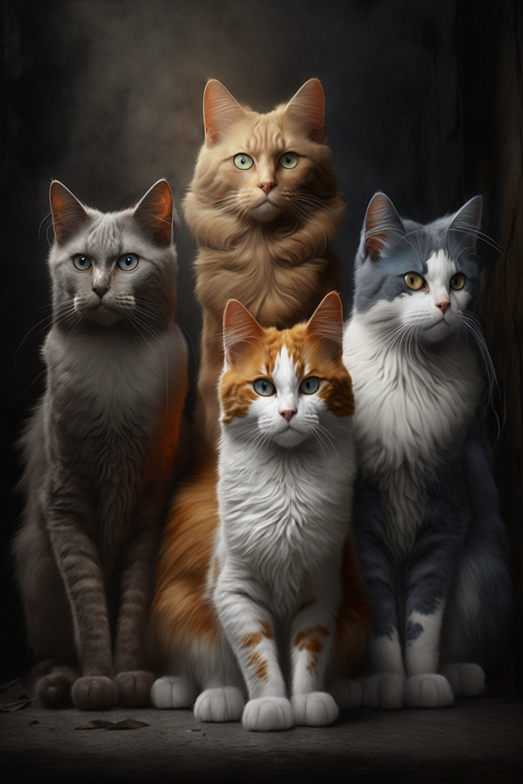 HD Feline Quintet Journey - v4 (2:3 aspect ratio)