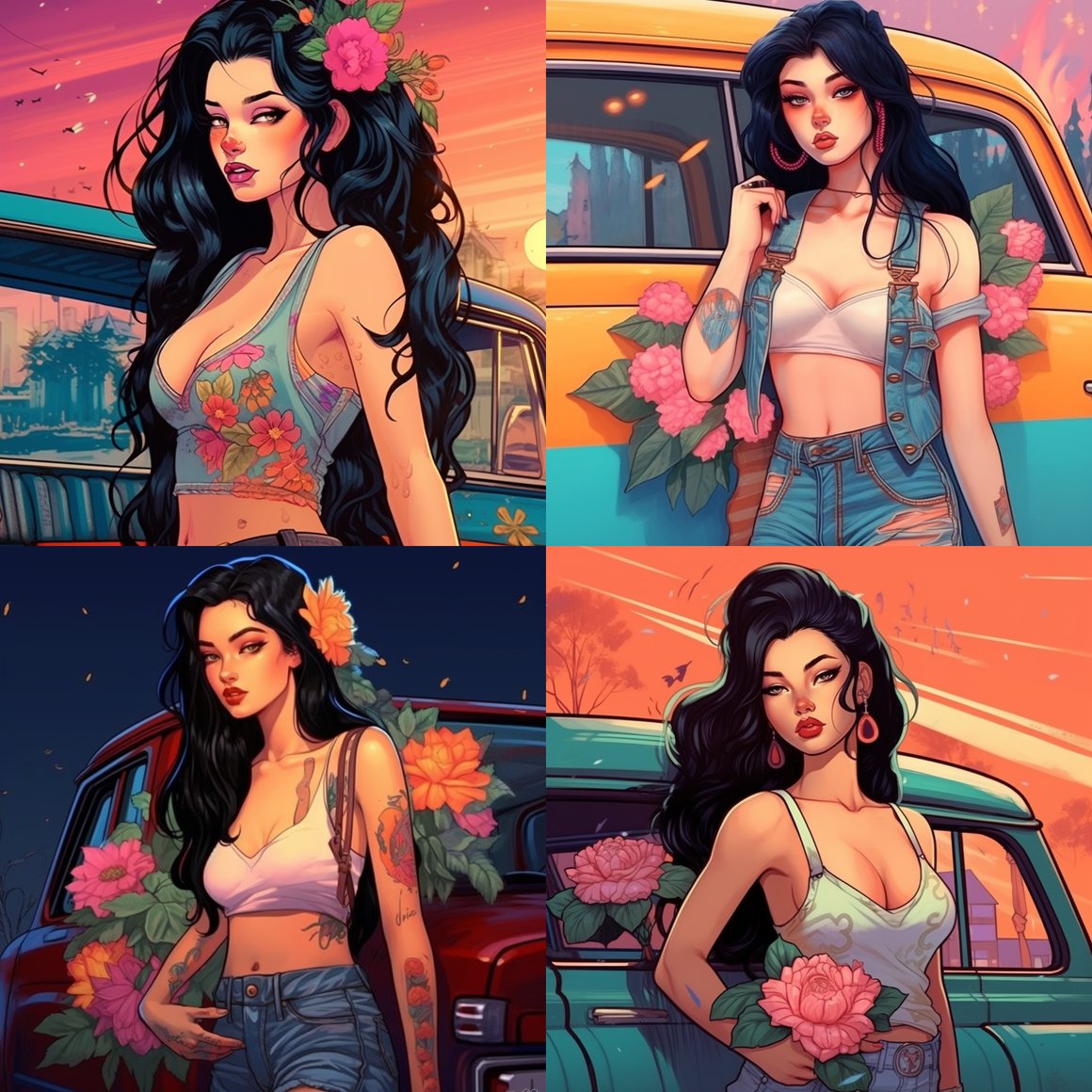 Neon Nostalgia: A Retro Anime Journey