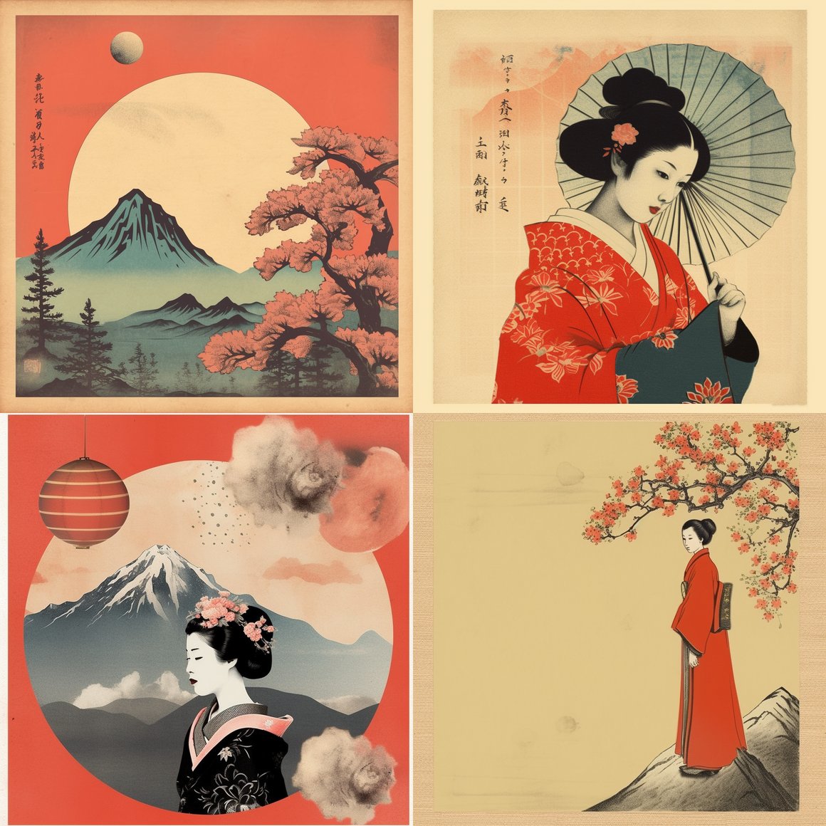 Mid-Voyage Serenity: A Vintage Japanese Aesthetic