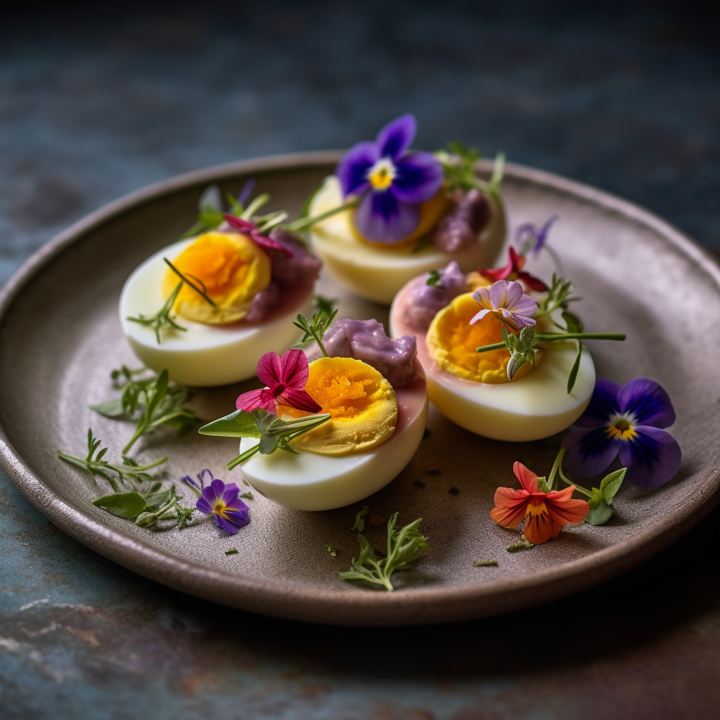 Artistic Culinary Voyage: Deviled Eggs Photo Diary
