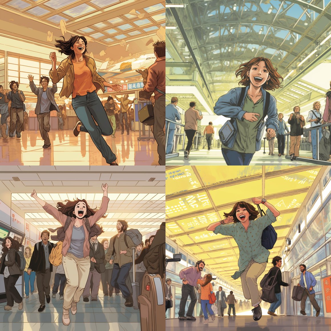 Reunion Bliss: An Anime-Inspired Journey's Interlude