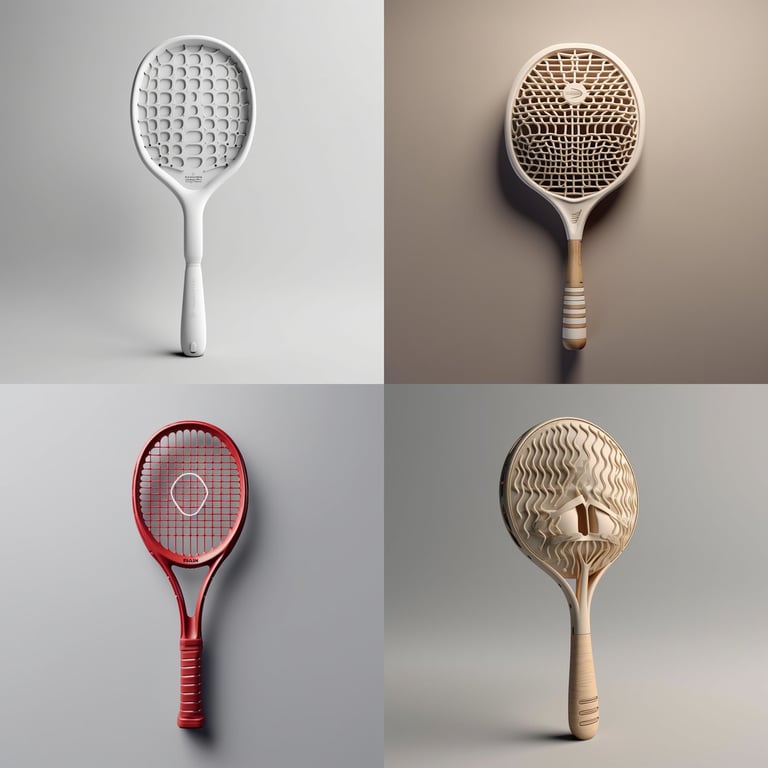 Neuro-Aesthetic Padel Racket Design Exploration in Unreal Engine Prompt ...