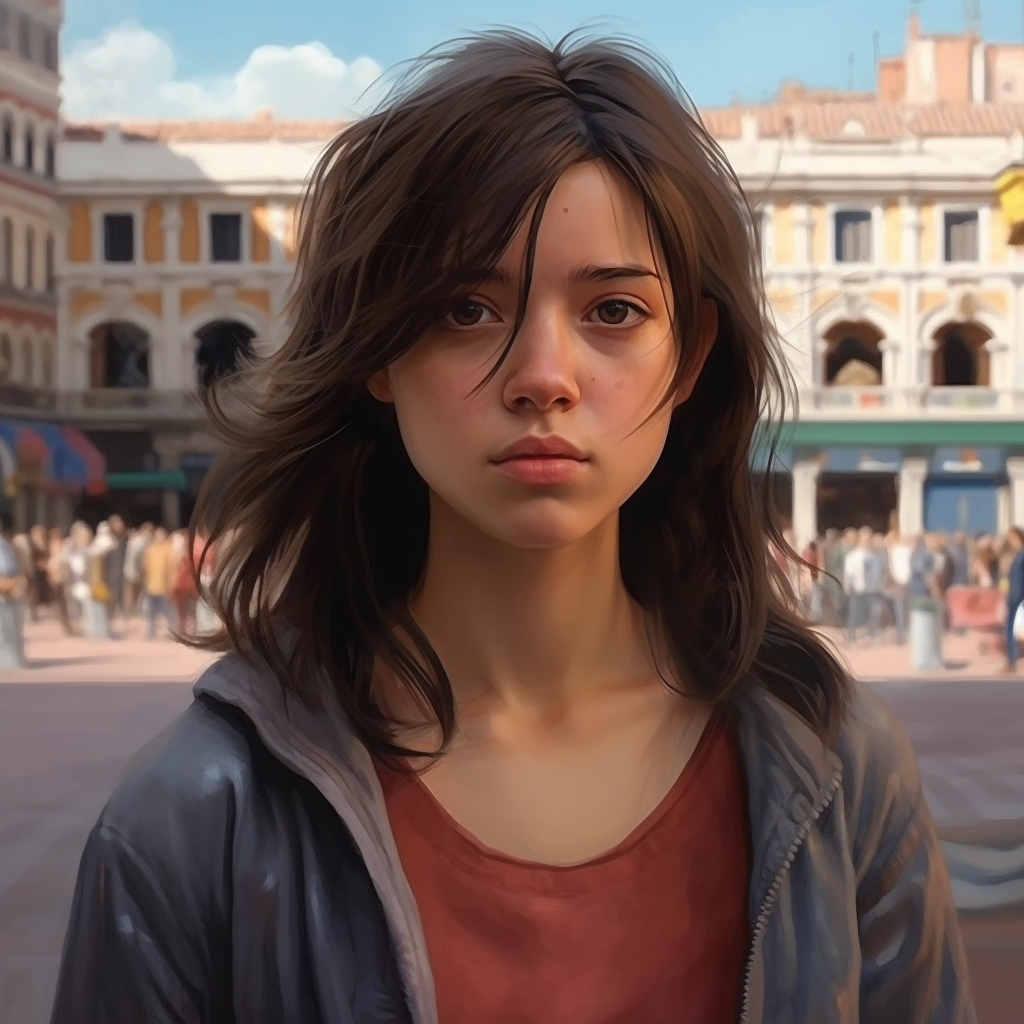 City Square Beauty: A Photorealistic Glimpse