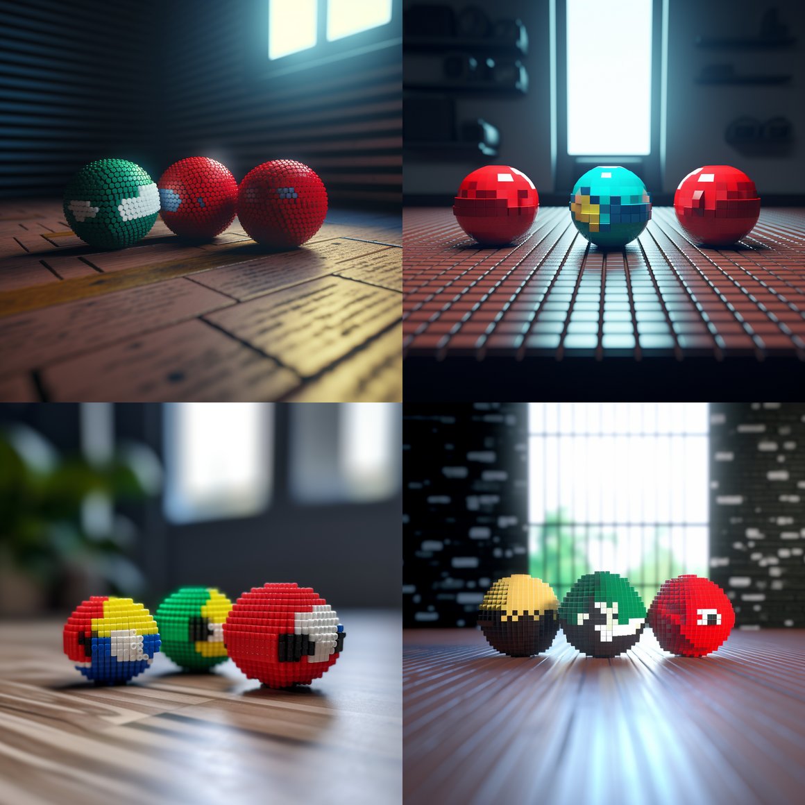 Choose Your Pokeball: Midway Pixel Game Scene