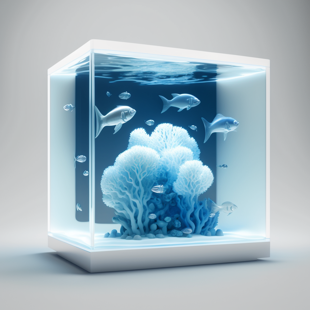 A Surreal Journey Through Futuristic Aquarium Design