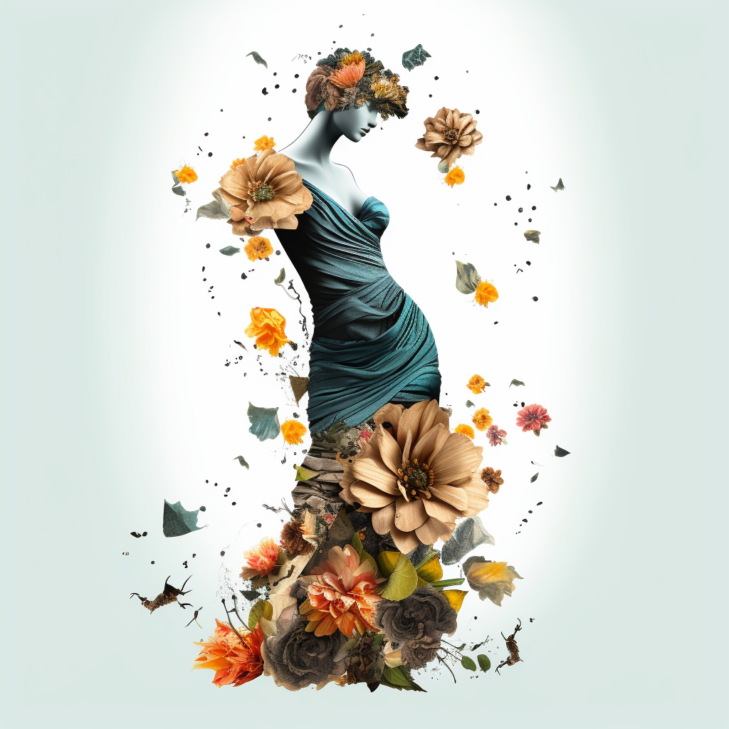 Creative Process of Fashion Design: Mixed Media Exploration