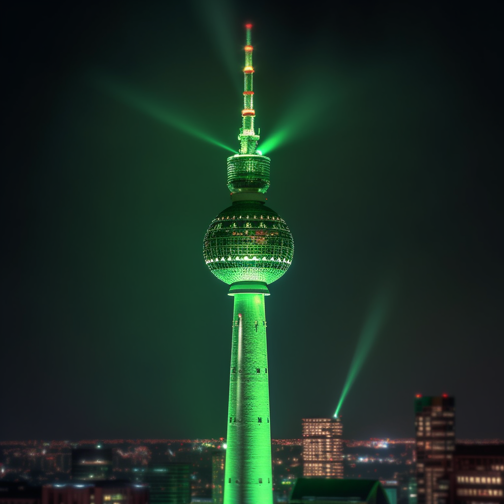 A Ultra-Detailed, Cinematic Aerial Journey of Berliner Fernsehturm