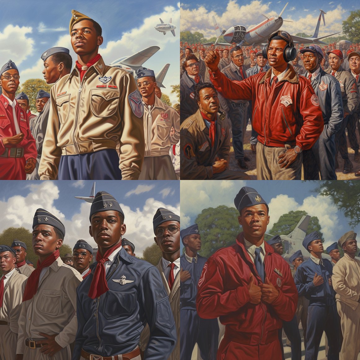 A Tuskegee Airmen Memorial Day Tribute in Don Stivers' Style