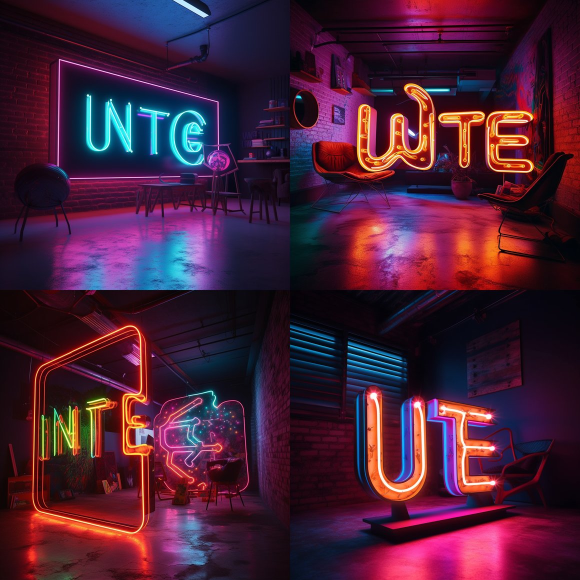 Neon Galaxy Fashion Collection Promo in 8K