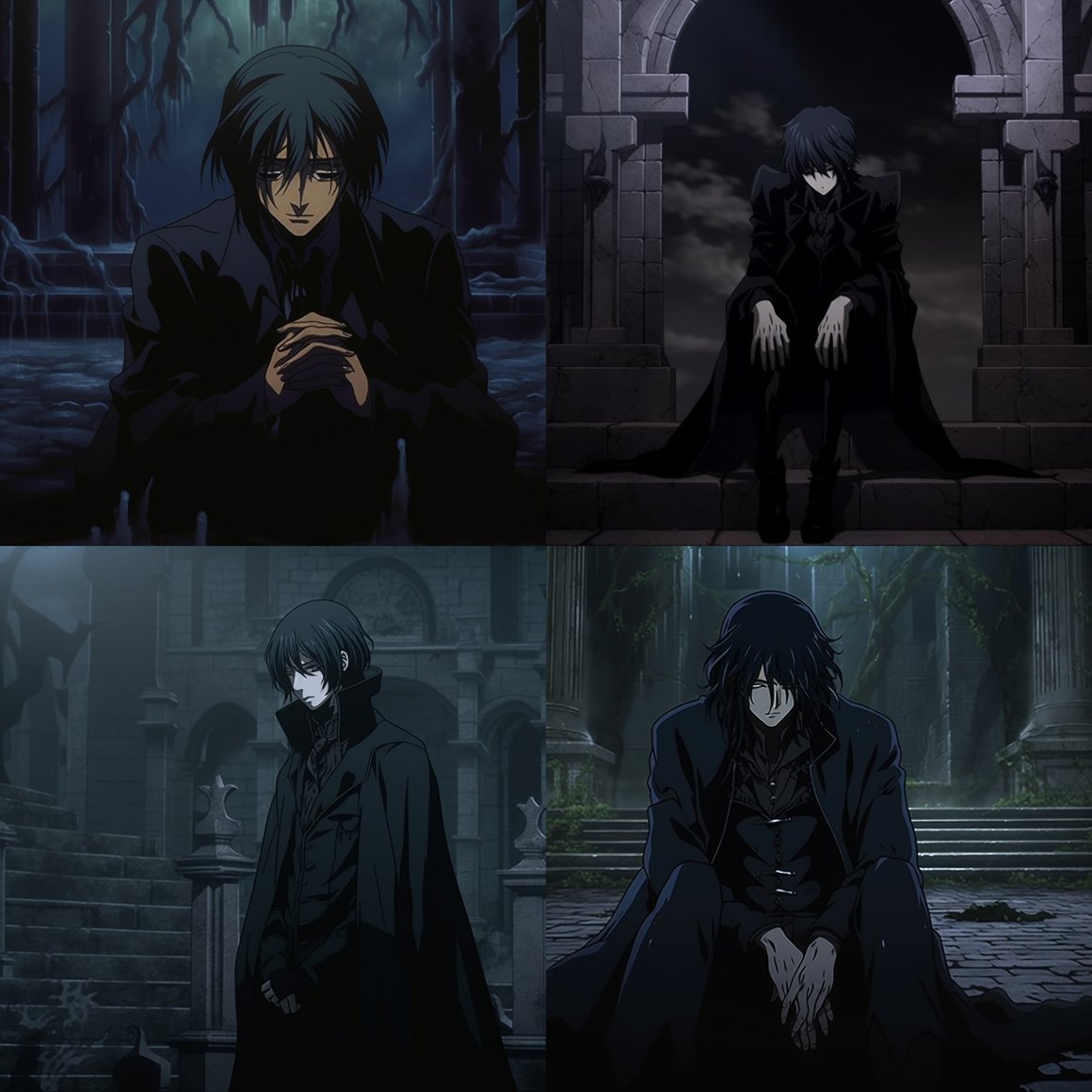 Dark Academia meets Vintage 80's Anime - Version 5.1
