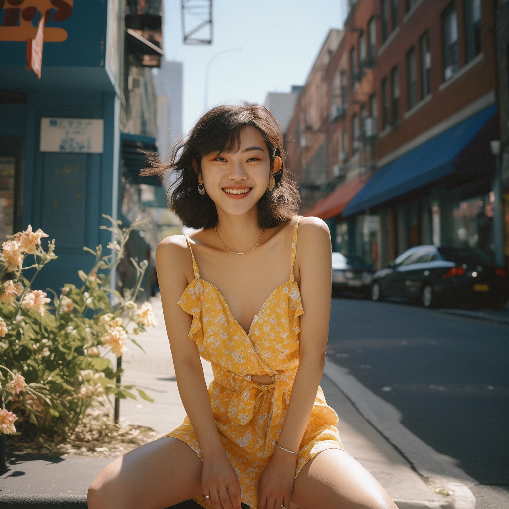 City Sunshine: Lily's Summer Adventure Snapshot