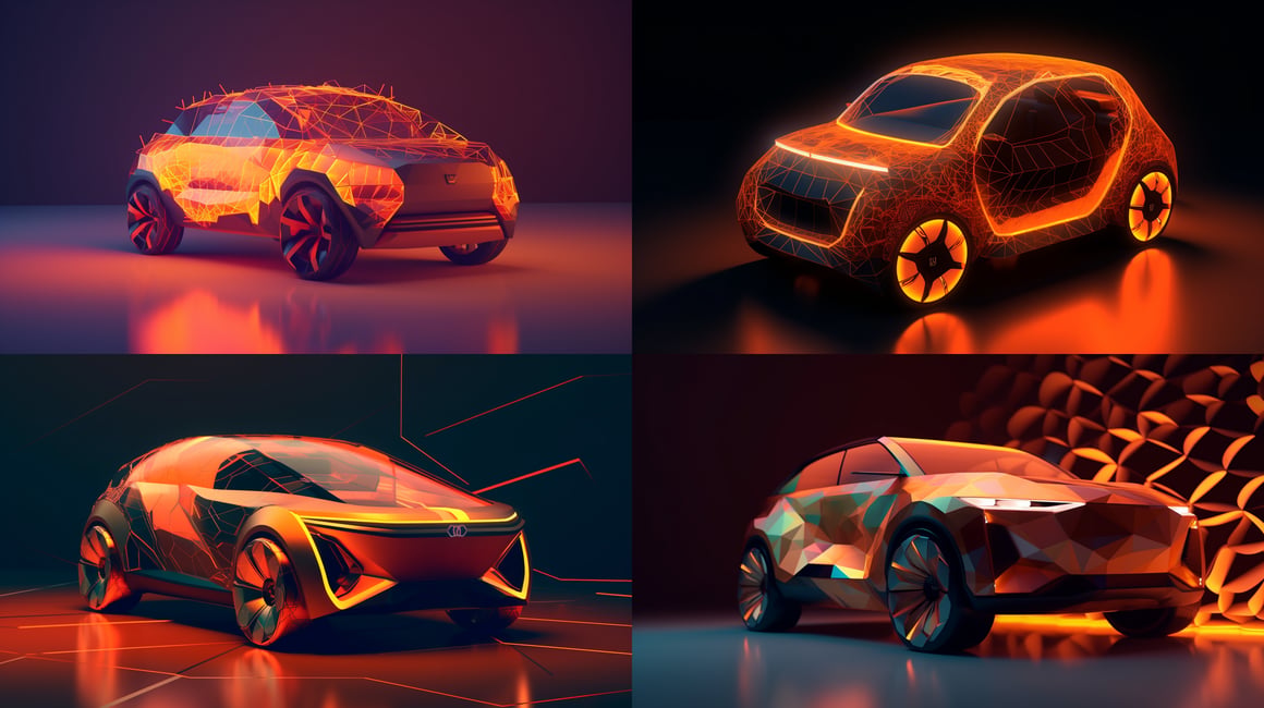 Artistic Evolution of Urban Electric Car Concepts