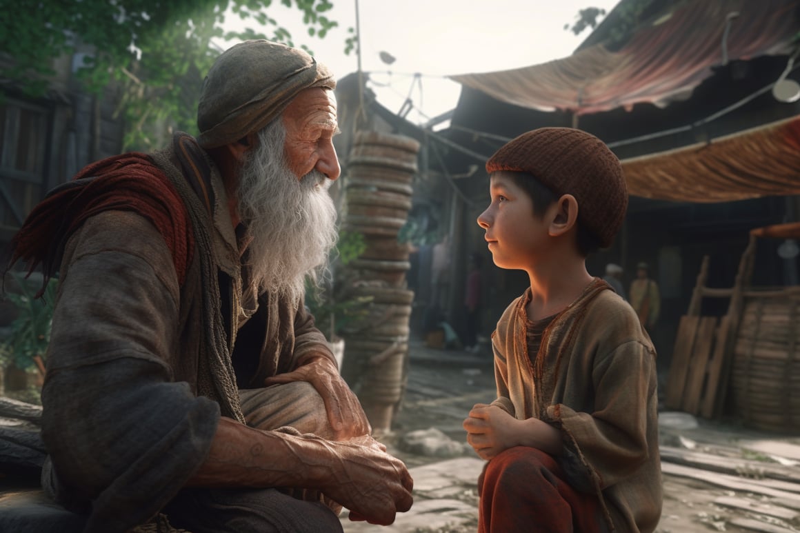 A Tale of Wisdom and Digital Art in 4K Resolution