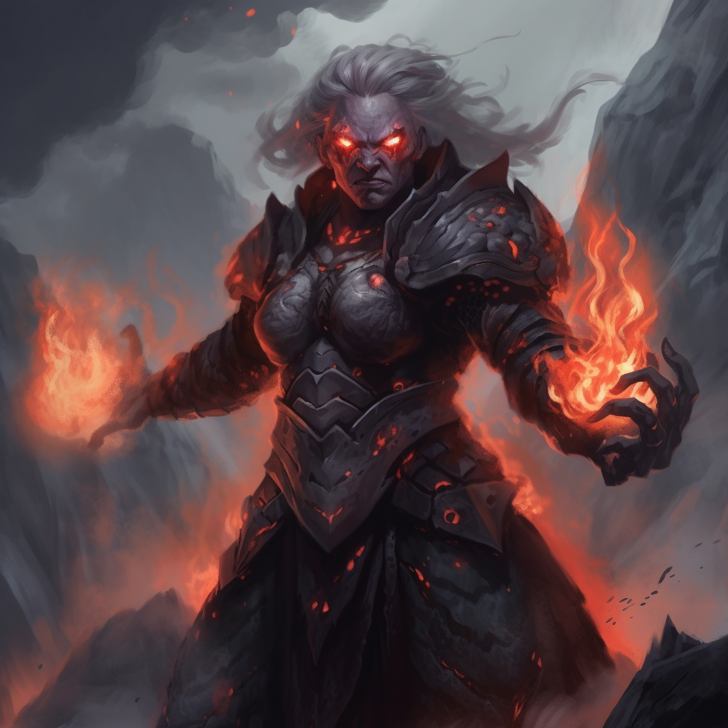 Subterranean Sorceress: The Magma Monarch