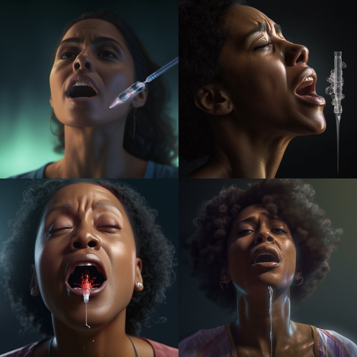 Sublingual Ritual: A 4K Cinematic Portrayal