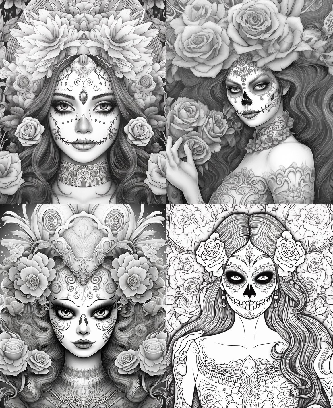 Mid-Trip El Dia De Los Muertos Coloring Break