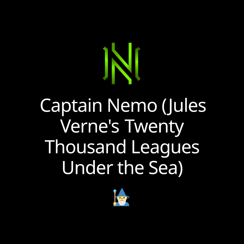 Captain Nemo (Jules Verne's Twenty Thousand Leagues Under the Sea)