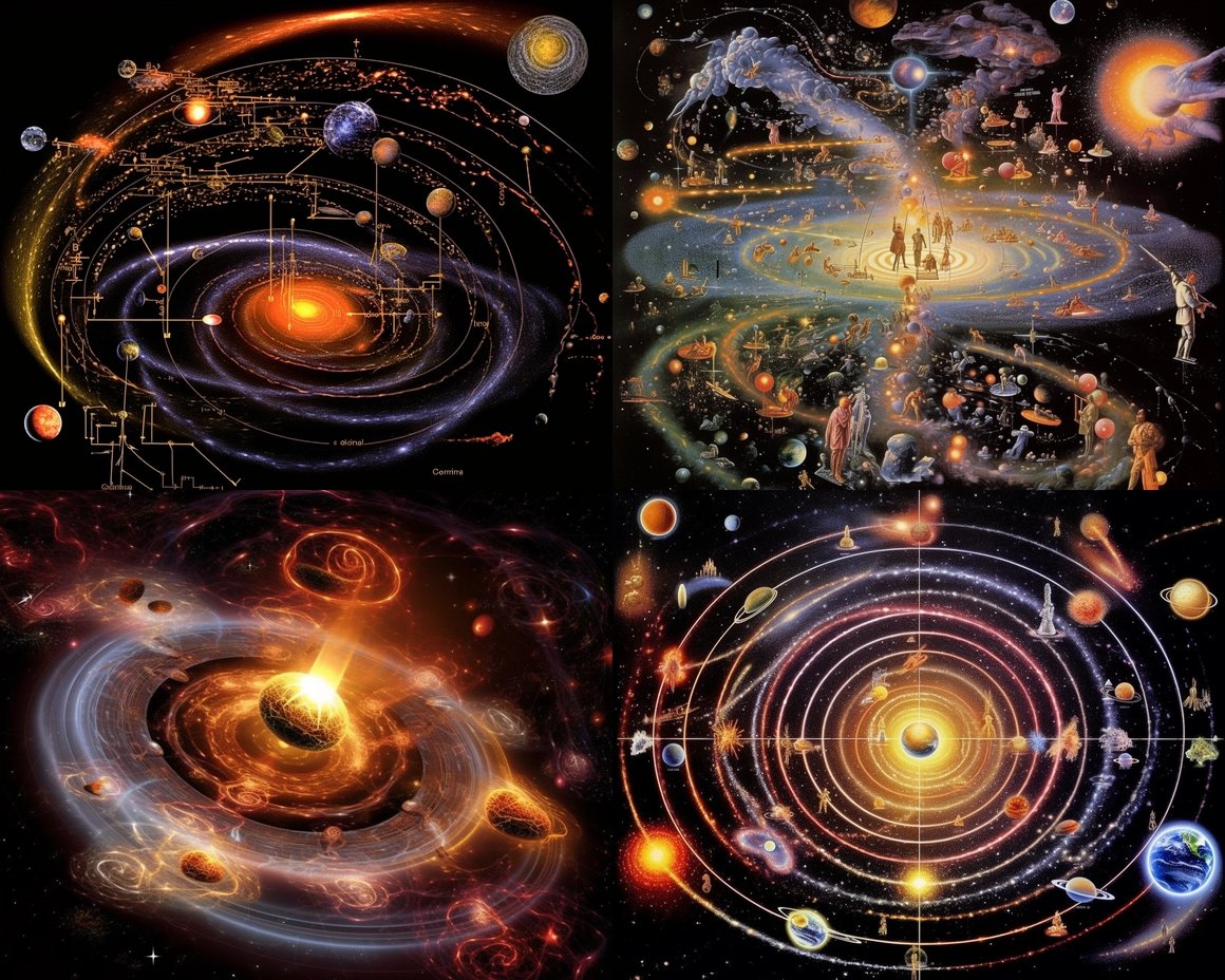 A Surreal Journey through Cosmos and Consciousness