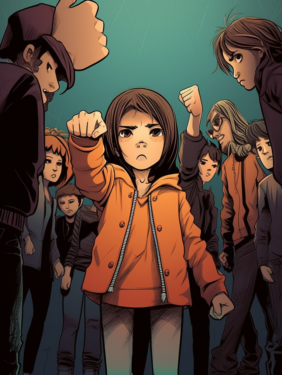 Halting Bullying - An Artistic Mid-Journey Perspective