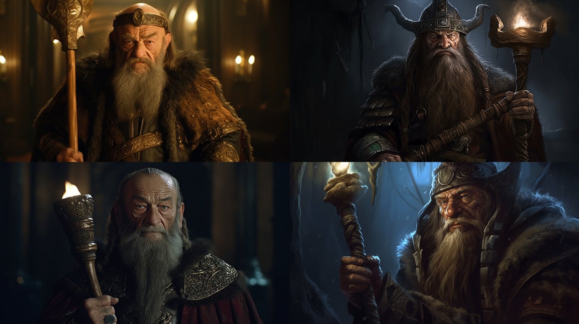 Chirac in the Mines of Moria: A Dwarven Depiction