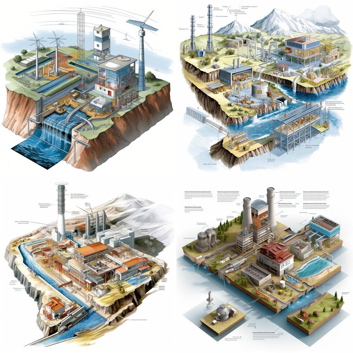 Integrated Renewable Energy Power Plant Blueprint