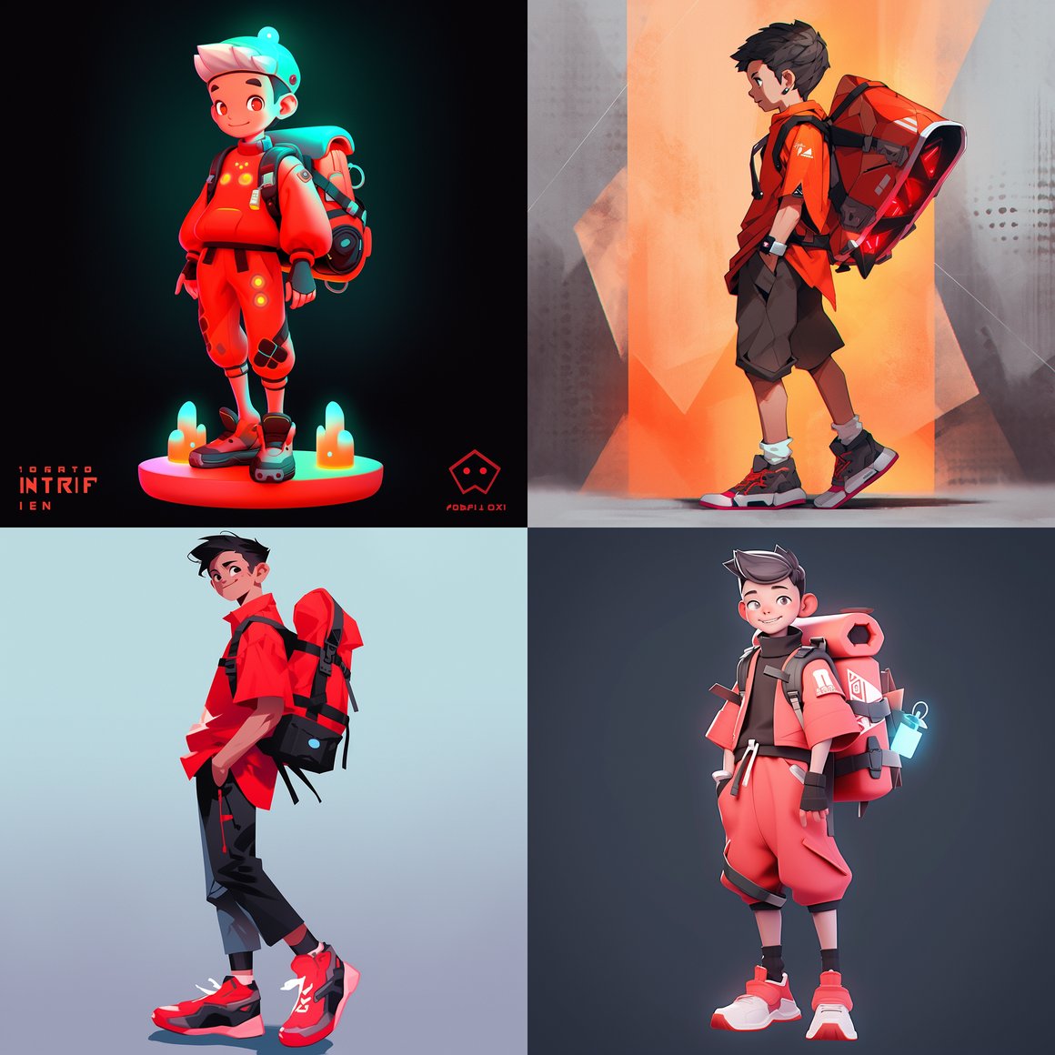 Neon Journey: Futuristic NFT Art Illustration by Niji 5