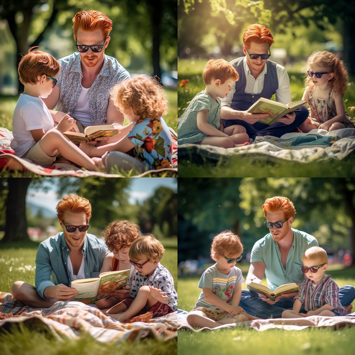 Summertime Picnic: A British Nanny and His Indic Charges
