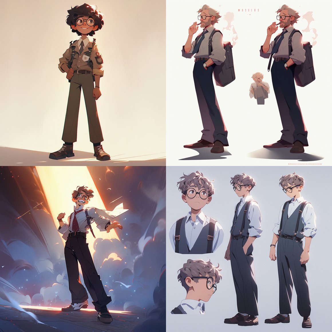 The Timid Nerd's Animated Adventure in Vivid Colors