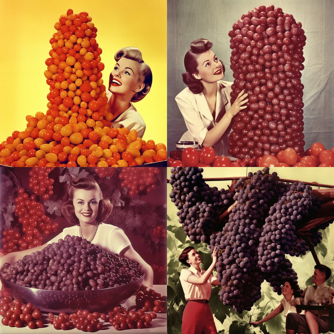Retro Raisin Advertisement: A Glimpse into the 1950s