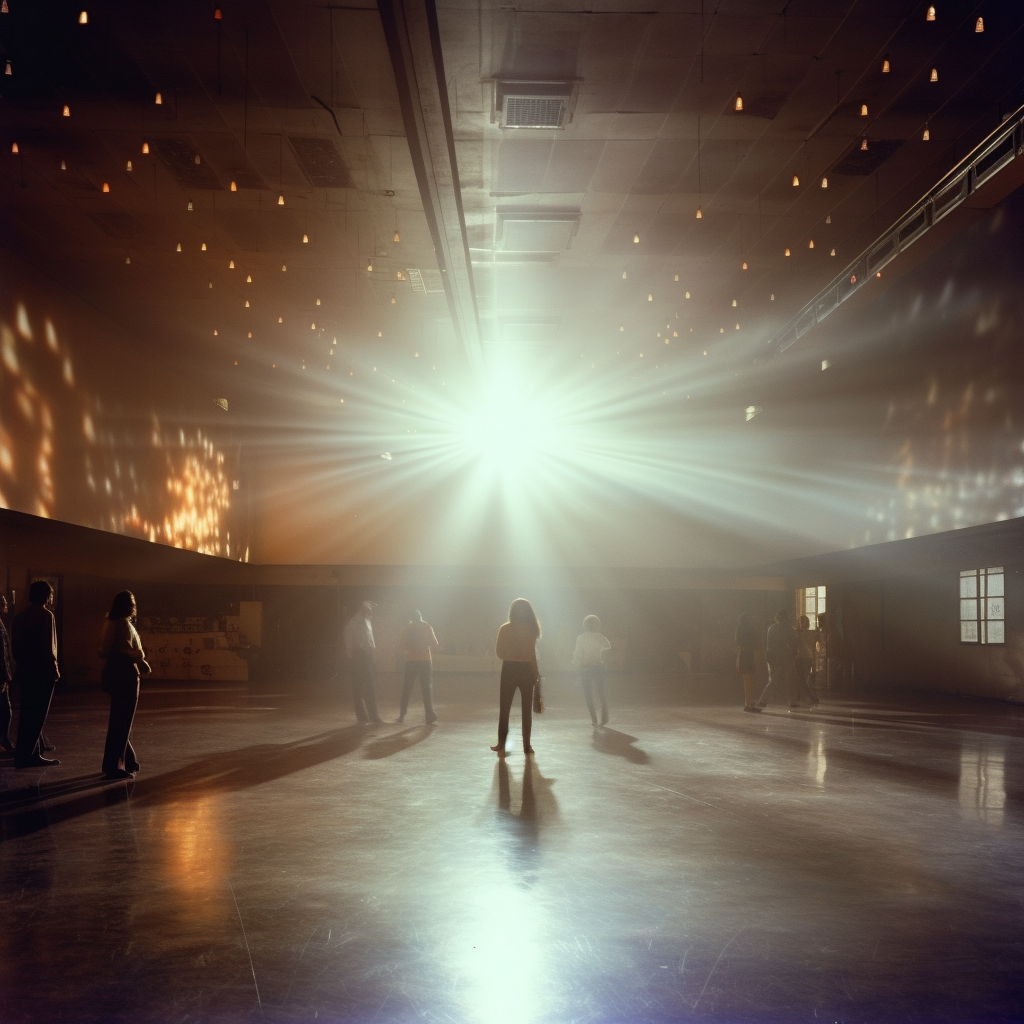 Retro Nightlife: An Evocative Snapshot of 1970s Disco Scene