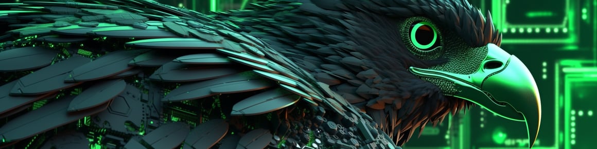 Neon Eagle Flight: A Cyberpunk Odyssey