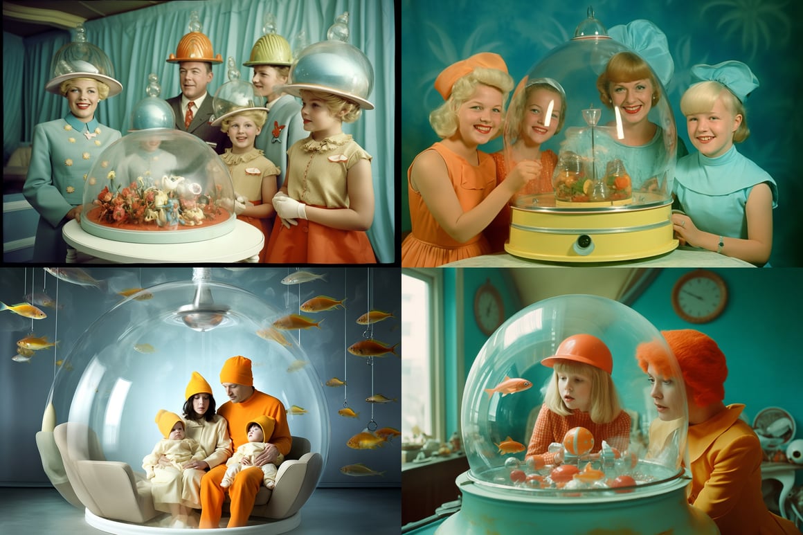 A Surreal Journey through the 2040s Subaquatic Family Life