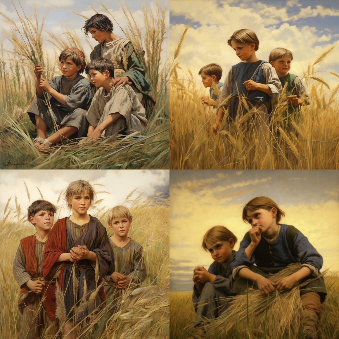 Harvest Time: Young Joseph and His Brothers