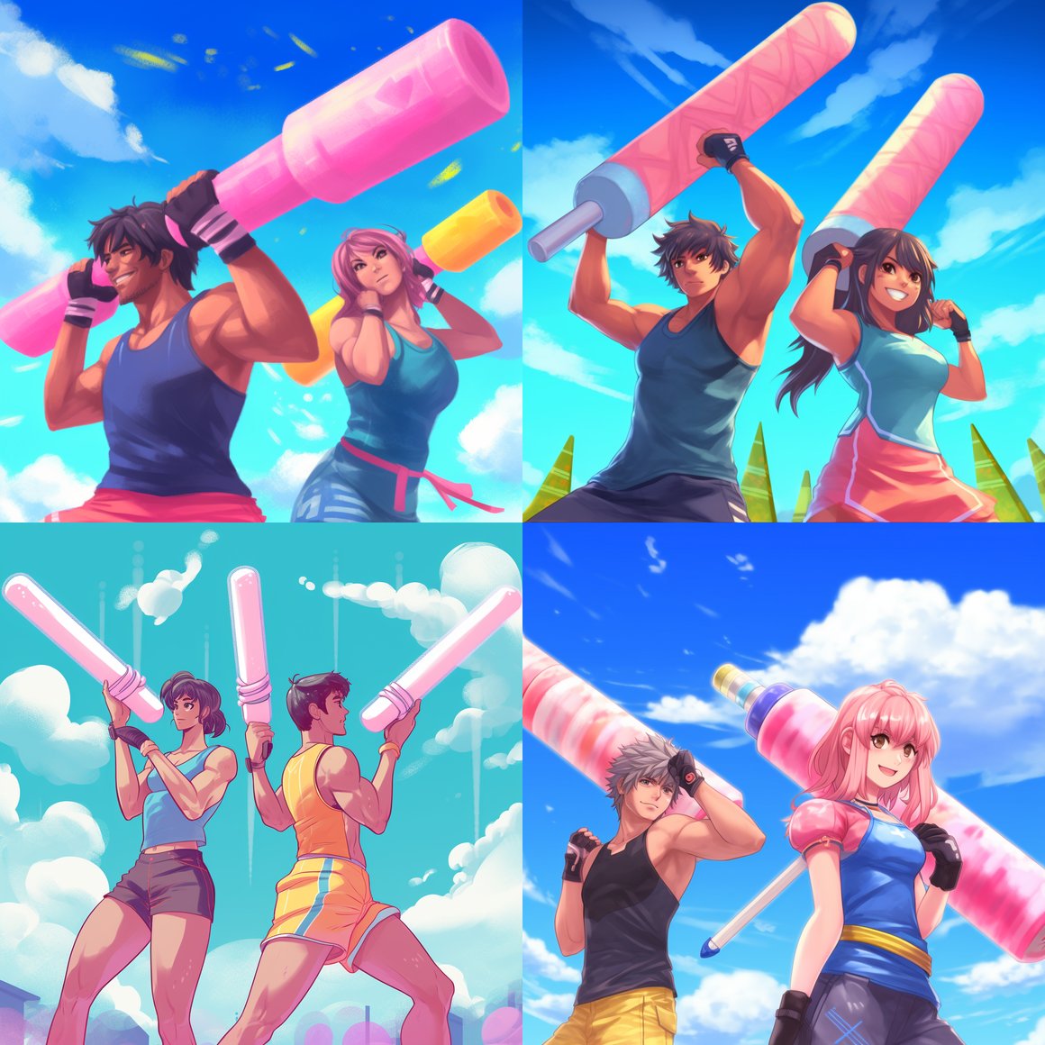 Summer Showdown: The Great Pool Noodle Duel Poster