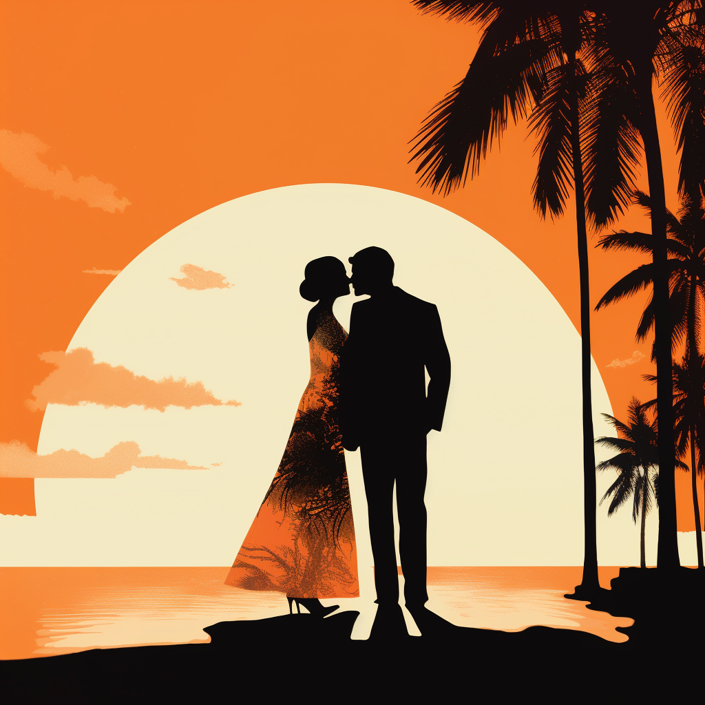 Retro Tropical Wedding: A Saúl Bass Inspired Love Story