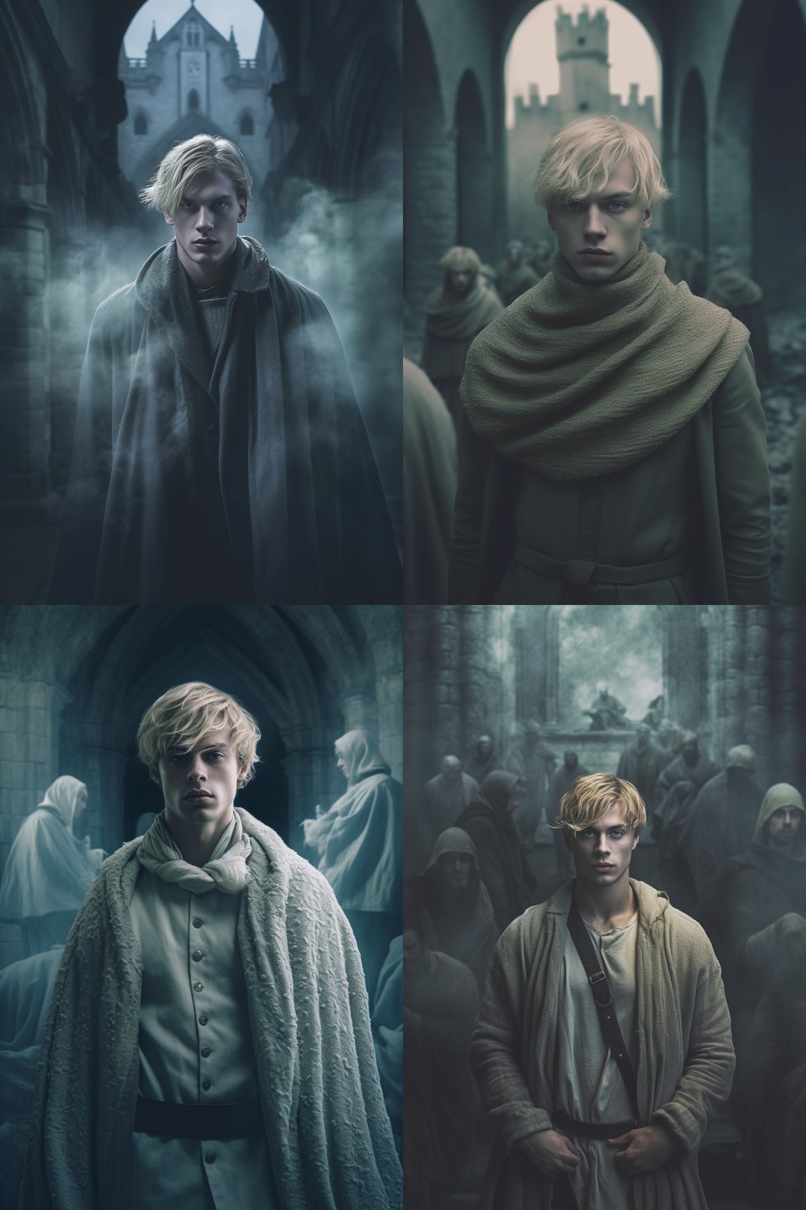 Haunted Elegance: Medieval Ghost Encounter In 4K