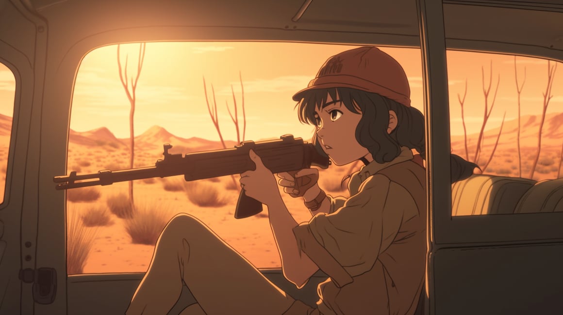 Desolate Melody: A Lofi Warrior's Midway Journey