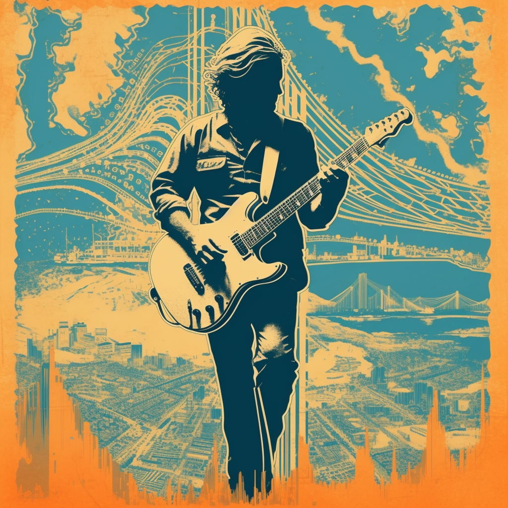 Retro Bainbridge Island Concert Poster Design