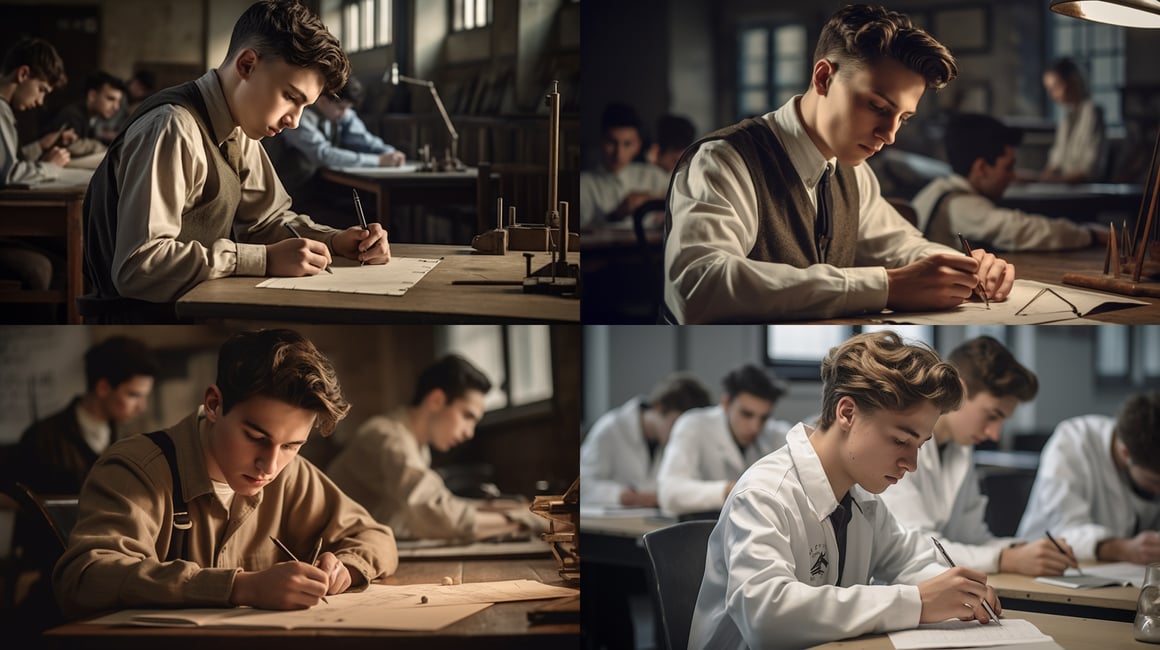 Handsome Plumber Educator in a Morning Classroom Session